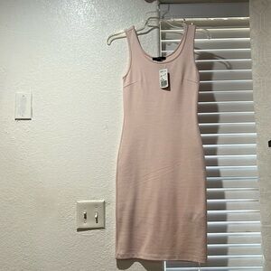 Brand new Forever 21 light pink body con dress